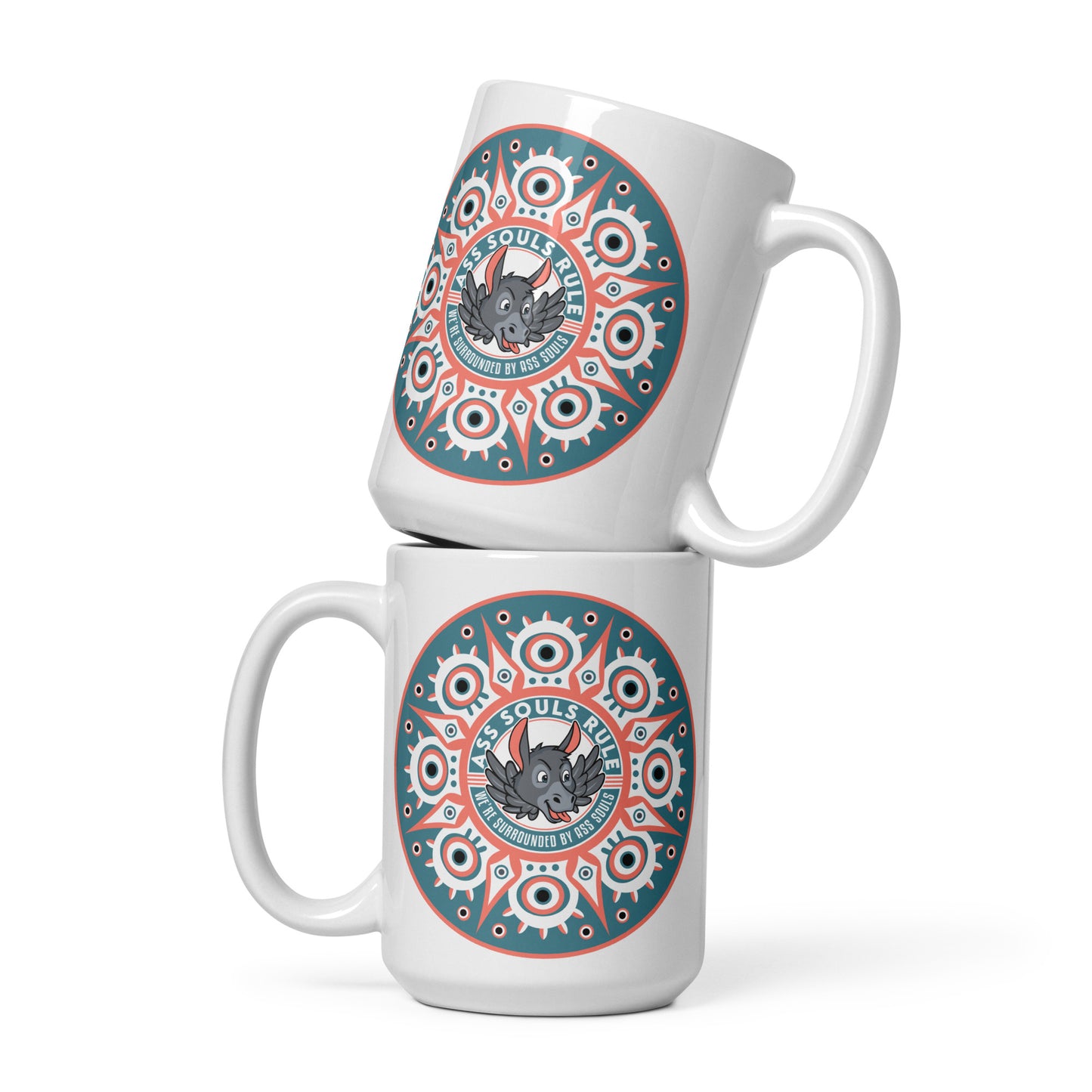 Psyche Secure-I.T. white glossy mug