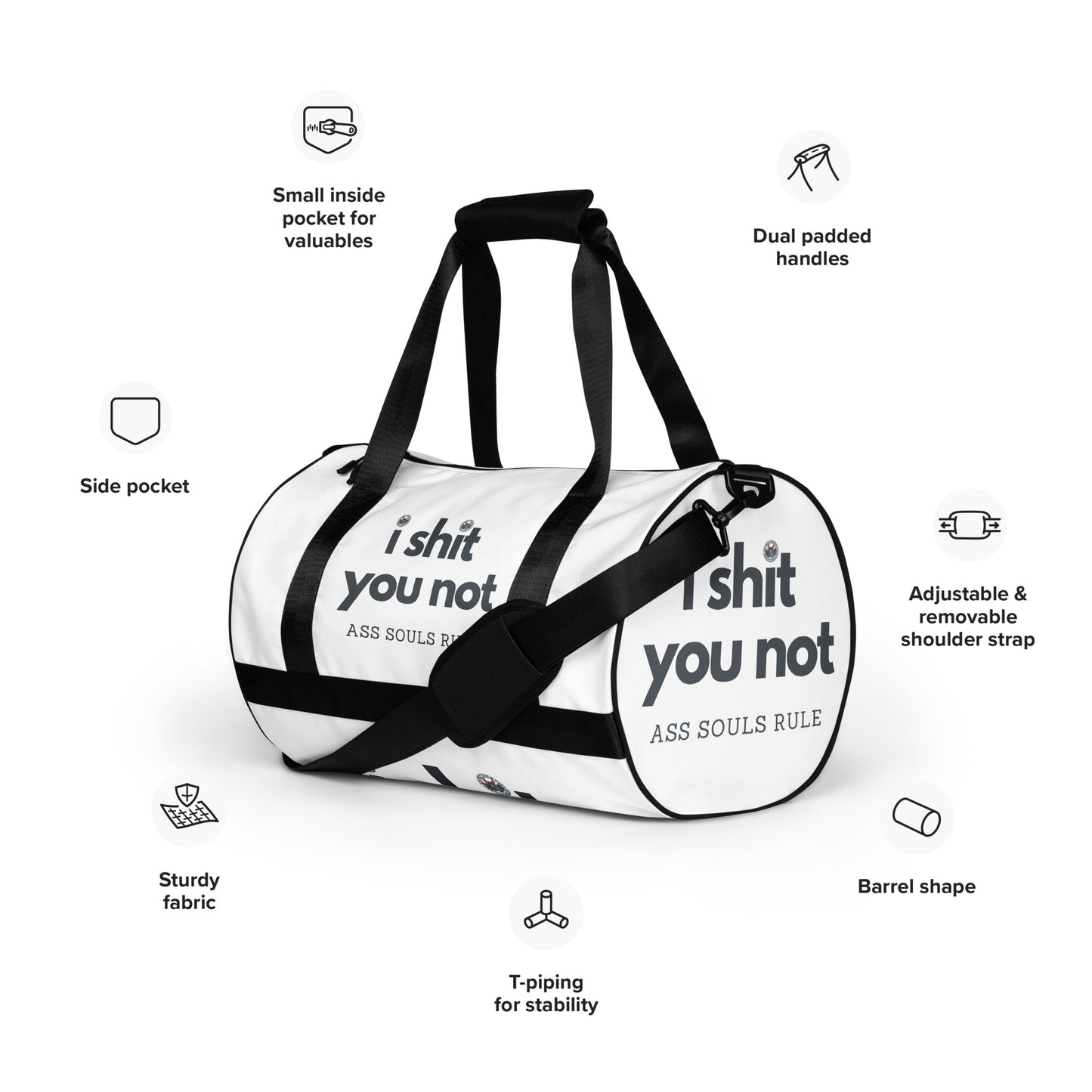 I Shit You Not gym bag