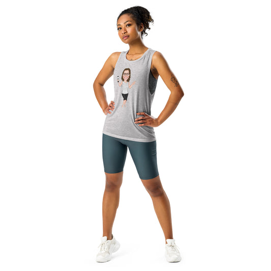 Atlas Scribe ladies’ muscle tank