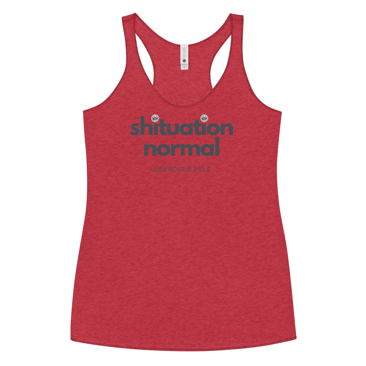 Shituational Normal women's racerback tank